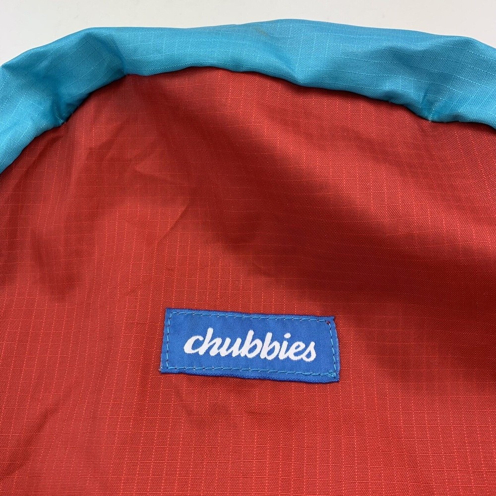 Chubbies Stowaway Lightweight Zip Backpack Patriotic Eagle USA Design Blue Red - Picture 5 of 6